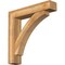 Ekena Millwork Thorton Block Rough Sawn Bracket w/ Offset Brace, Western Red Cedar, 8"W x 40"D x 40"H BKT0806X40X40THR05RWR - alternate 1